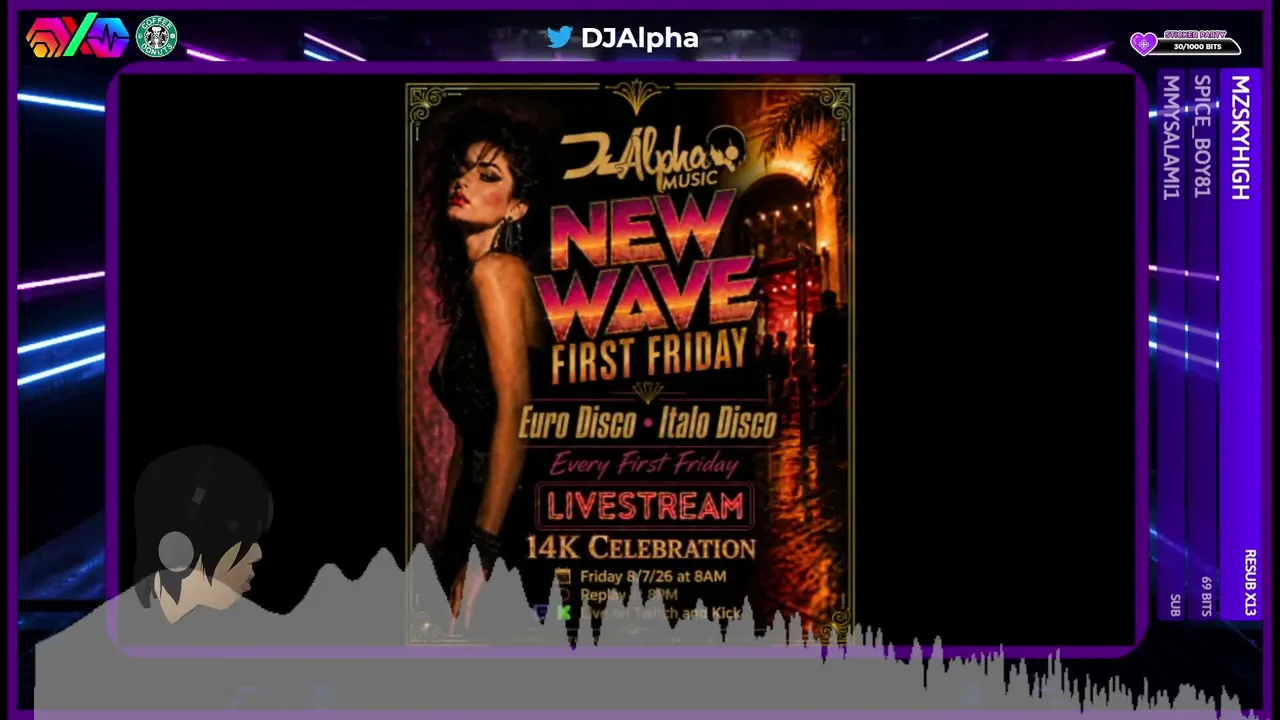 14K Celebration - New Wave First Friday - The Coffee & Donuts Show !discord !party