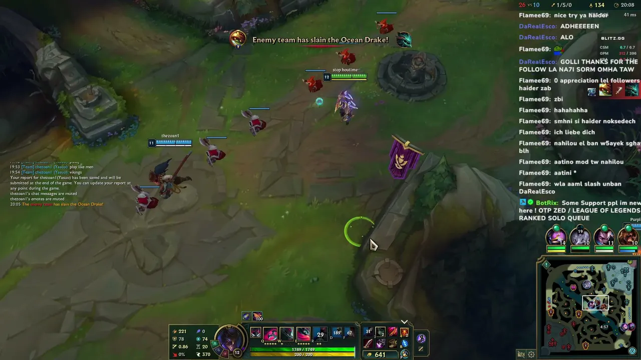 OTP ZED 🟠RANKED SOLO QUEUE 🟠