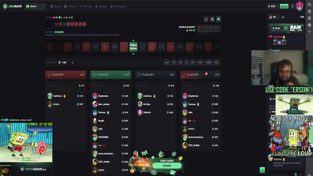 🔥[SKINRAVE] TIRED!!!! HELPLESS!!! HELP!!!!!!🔥[CODE ERSON] | !rave