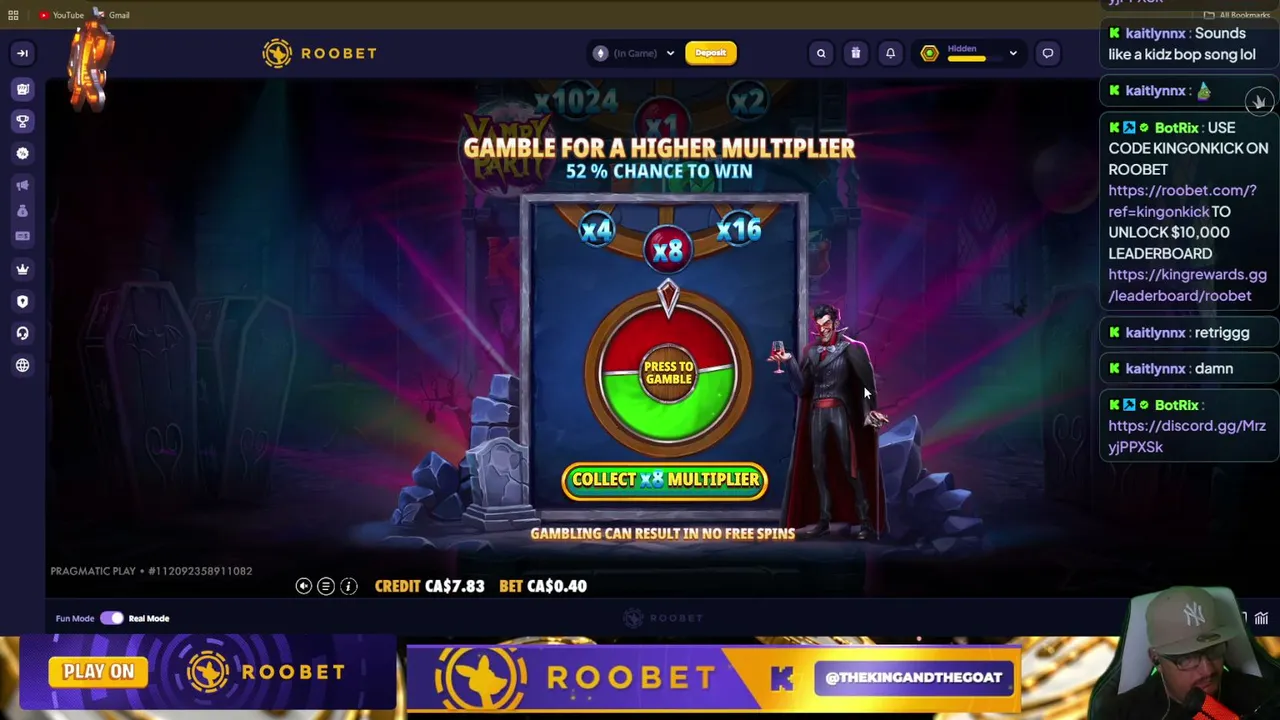 🤑🎰NEW $10K LB🤑🎰 | ROOBET | $10,000 MONTHLY LB | HYPE! 🚀 !roobet !lb !discord