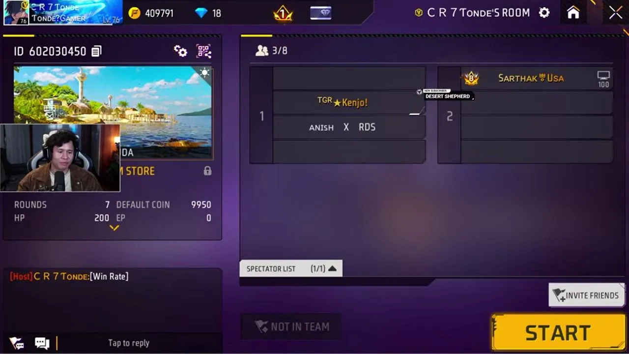🔥 Live  new  Challenge ✌ Free Fire Live with 
  BLIRABLI GAMER
Have Fun!