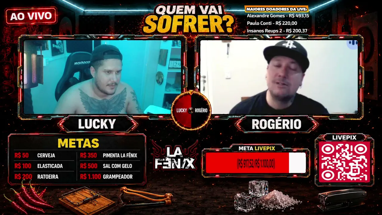 Desafios La Fênix AO VIVO com Lucky e Rogério