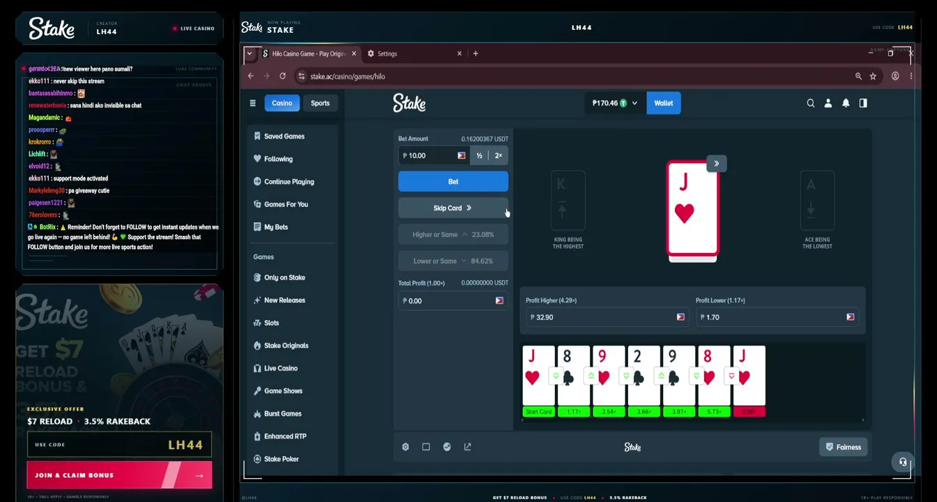game na ako | STAKE | Code: "LH44"