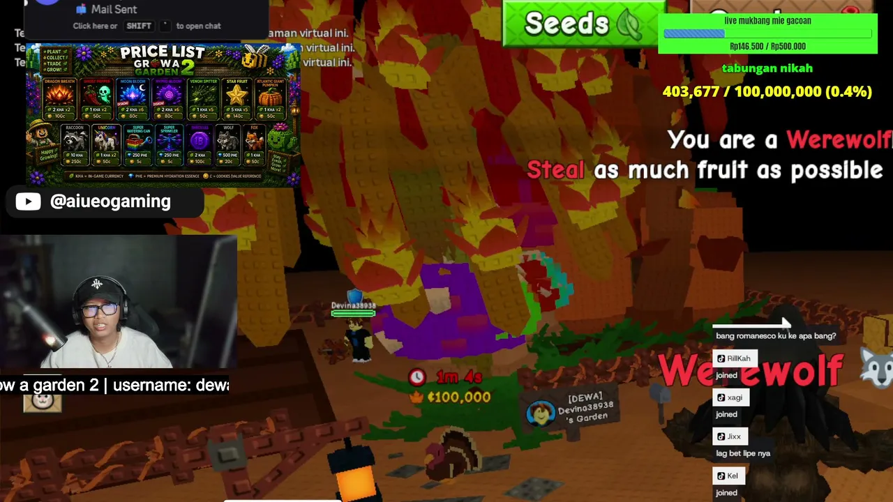 [🔴 LIVE]  AKU MENJADI TRADER WORLD 2 DI GROW A GARDEN 2 (ROBLOX)