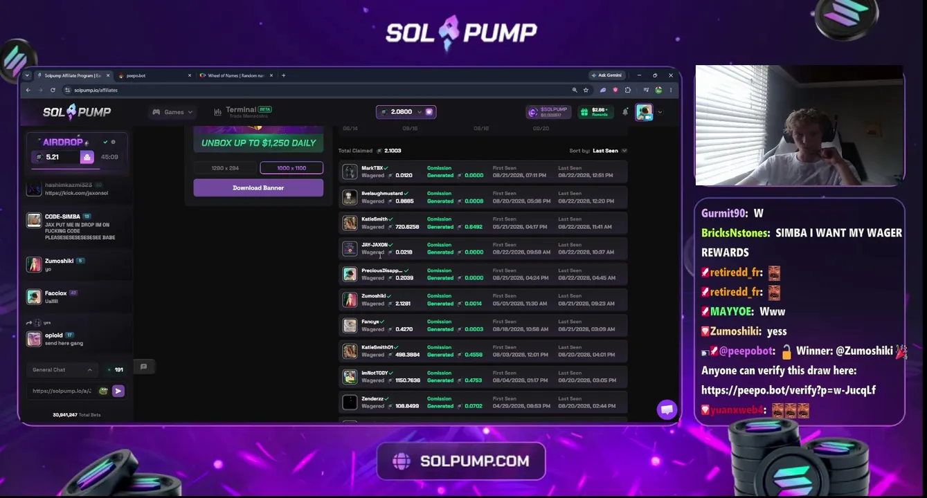 2 SOL START / GIVEAWAYS / WE VIBING !solpump !gamba