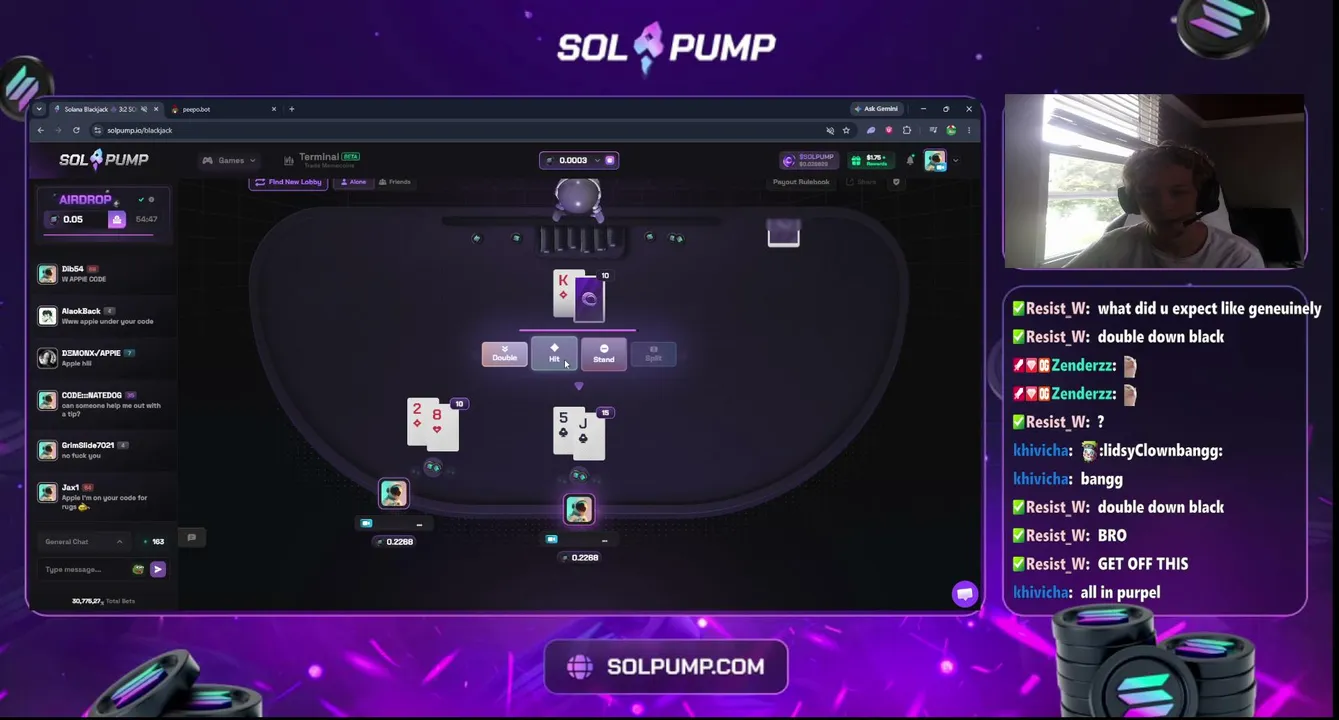 2 SOL START / GIVEAWAYS / WE VIBING !solpump !gamba