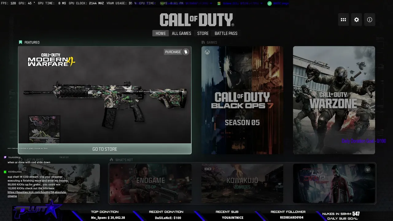 Temu Vin Diesel Plays CoD
