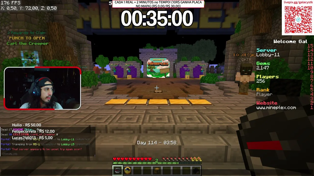 LIVE INFINITA! #minecraft