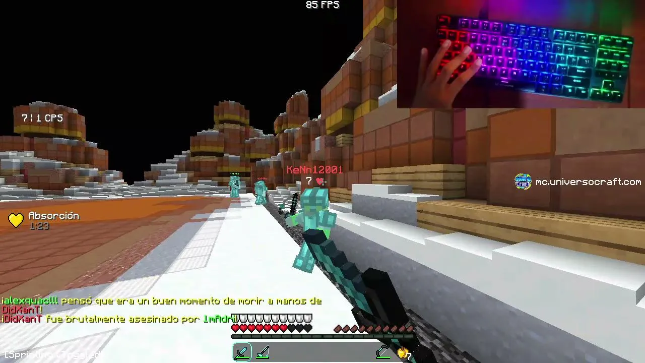 jugando bedwars con todos ustedes
