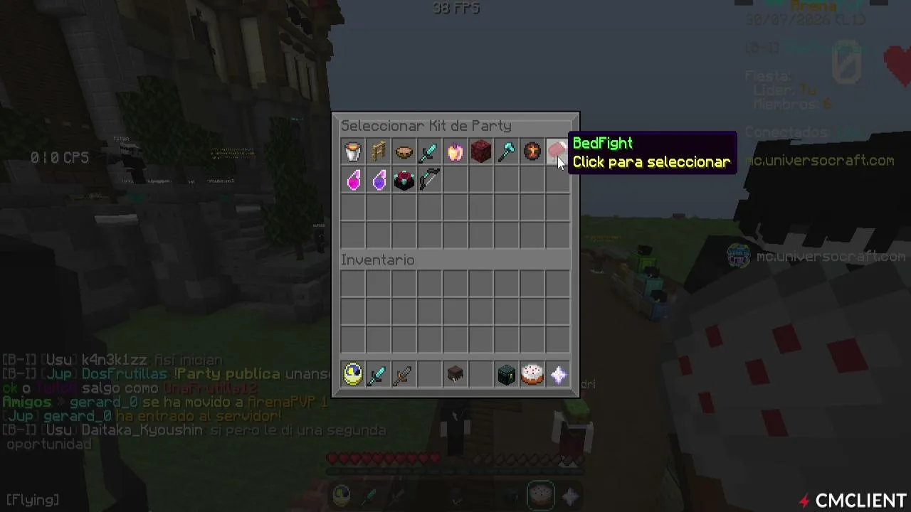 jugando bedwars con todos ustedes