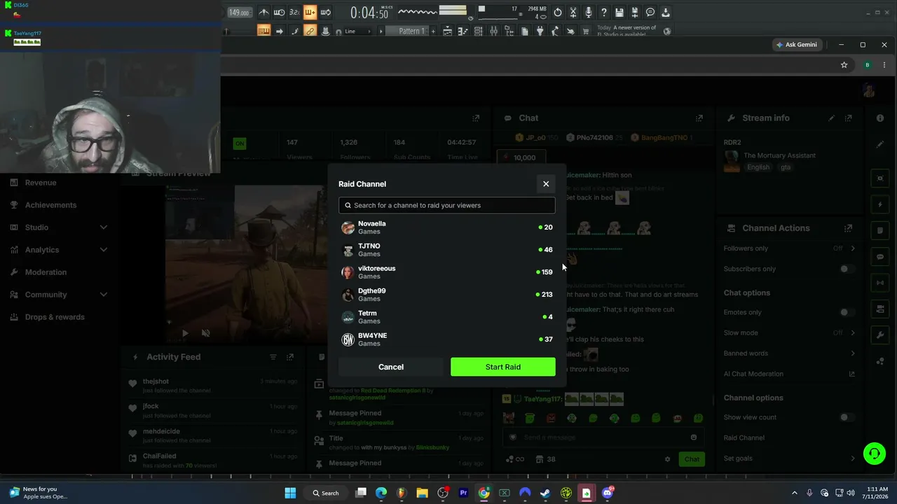 cheetohead + RDR + Horror