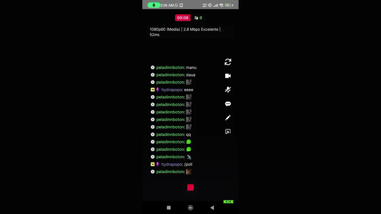 My first stream.
