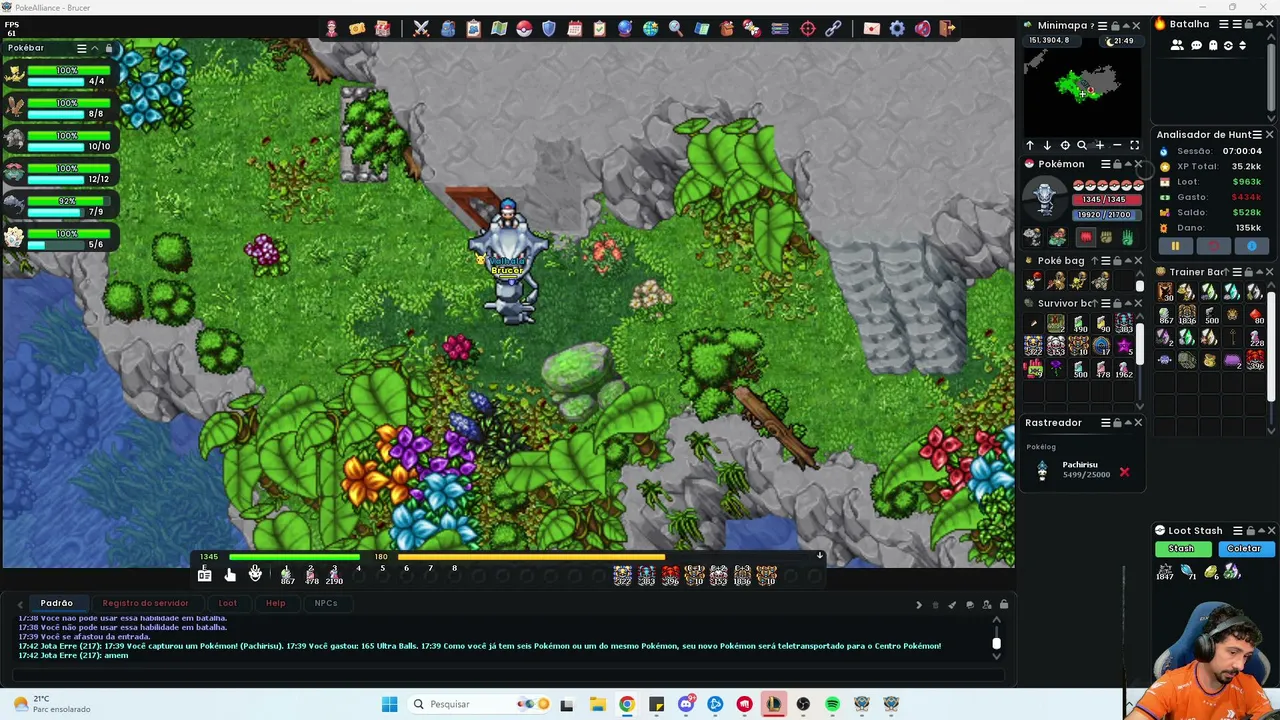 [PKA- Server TITAN1 ] Jogando PokeAlliance c/ os capangas !Lives  !pix !redes !comandos