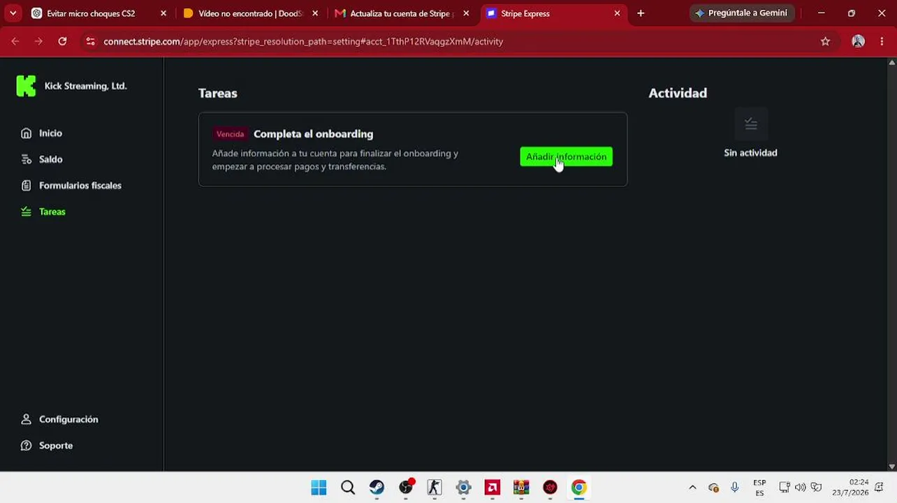 My first stream.