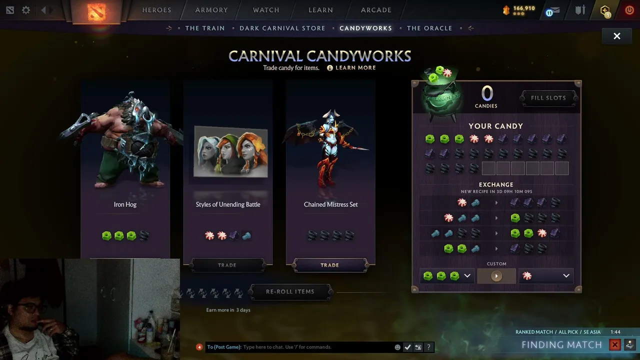 Late night dota na.