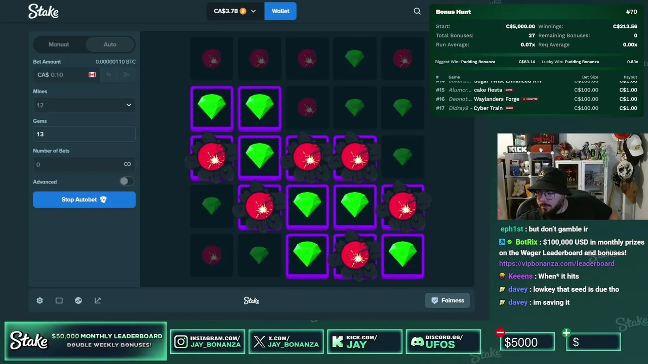 50 BONUSES 50 WINNERS! GET IN HERE | $100,000 IN !LEADERBOARDS + DOUBLE WEEKLY CODE:UFOS 🎉 | !leaderboard !stake !stakeus