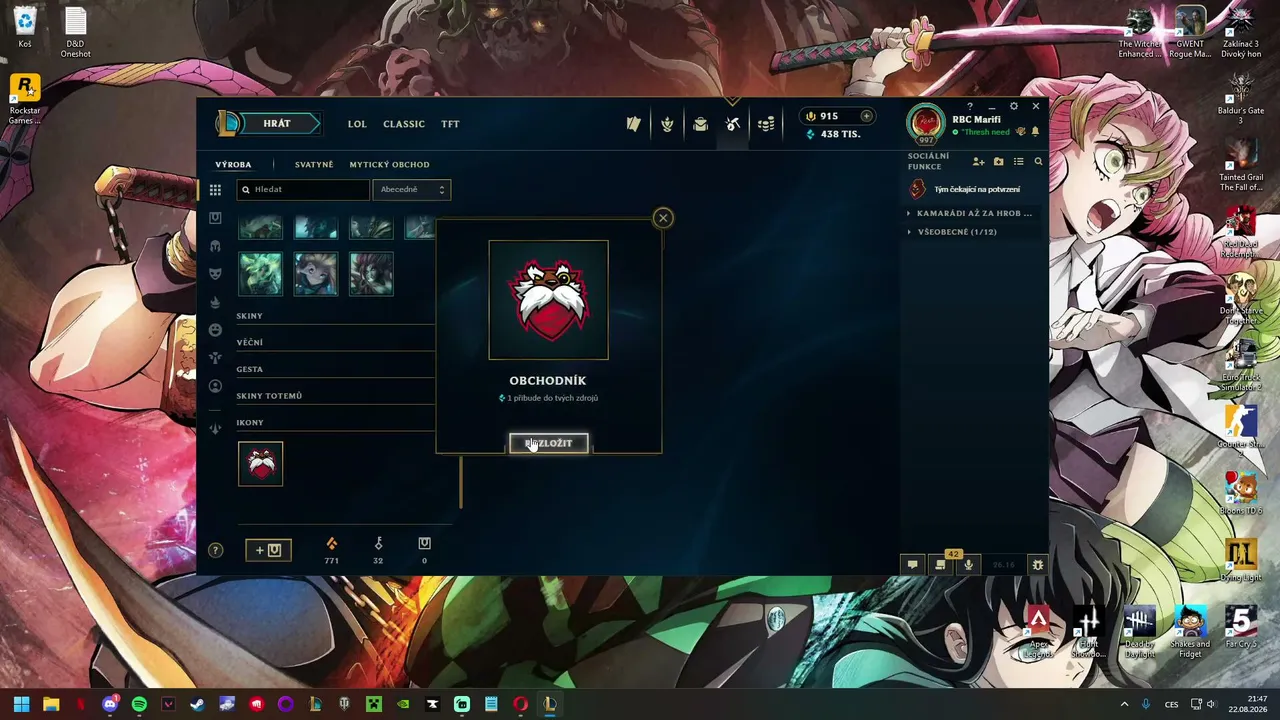 Dneska aram clash, pak se uvidí. tak zajdi na pokec.
