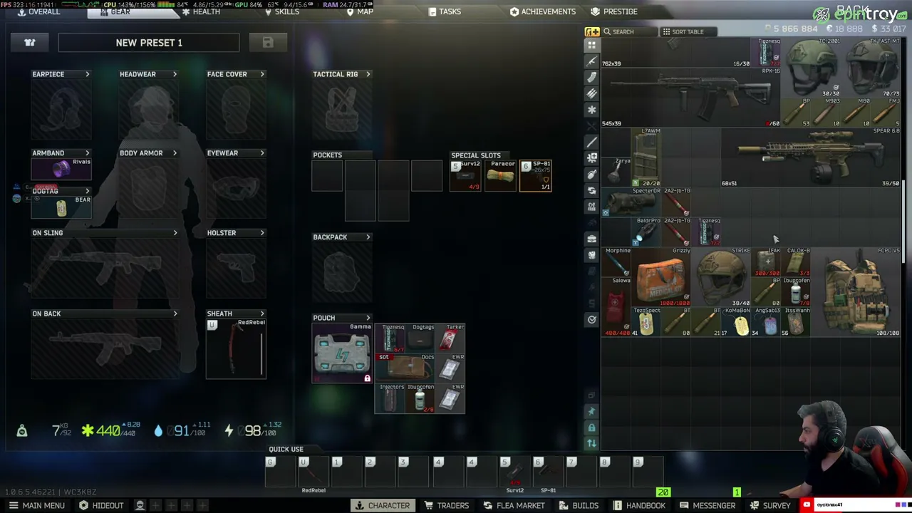 🔴 Blackout | Escape from Tarkov | Wipe Grind | Görev • PvP • Loot 💀 ❗kod❗dc❗sistem