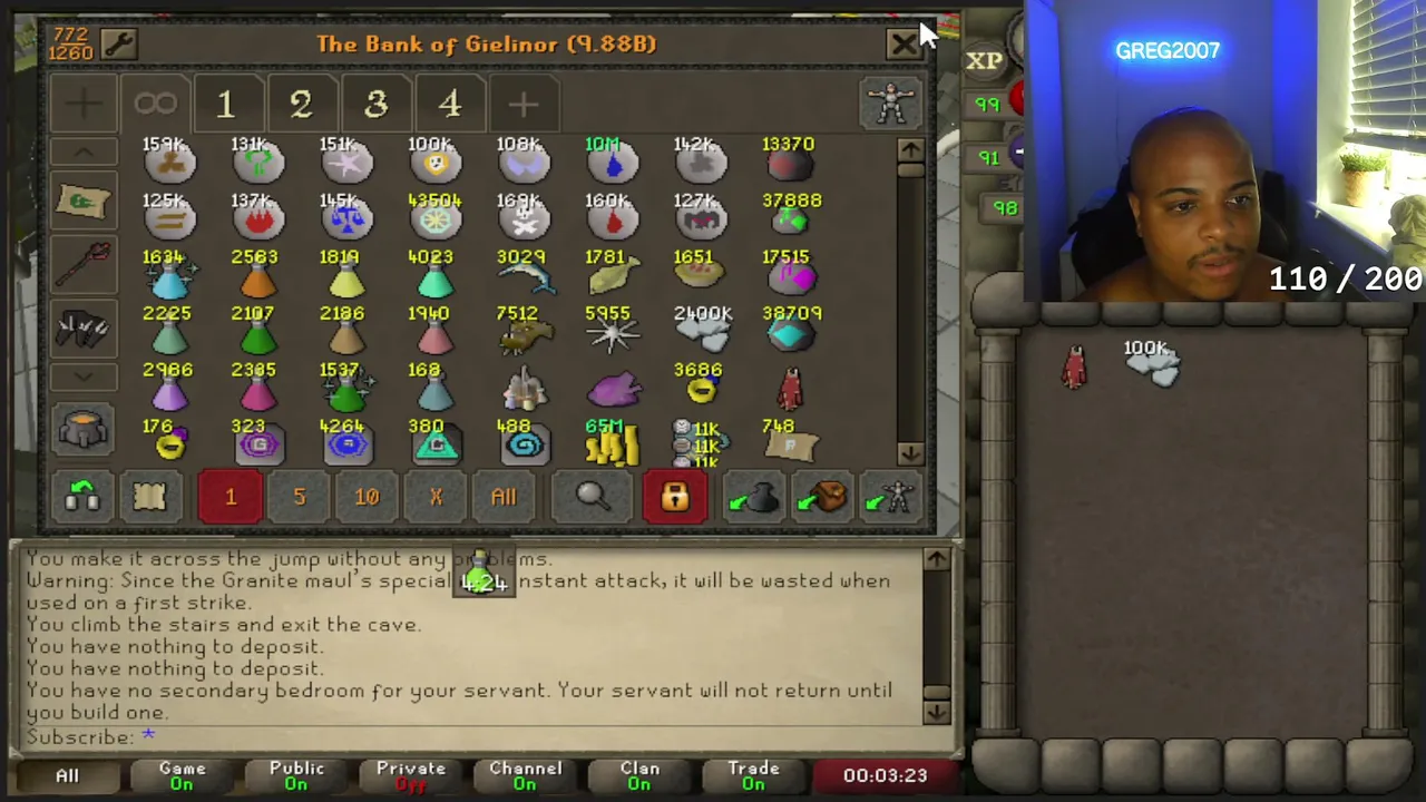 Lvl 3 to 15B 4.2/15B - Deep Wilderness Pking