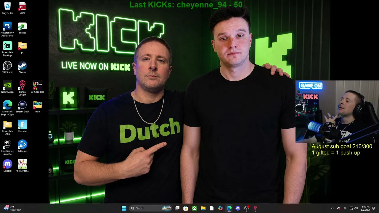 Such an awesome Sus Comms Saturday | HOLY SHIT @Eddie THANK YOU SO MUCH AND THANK YOU TOO @Ethan #KickPartner #PickKick