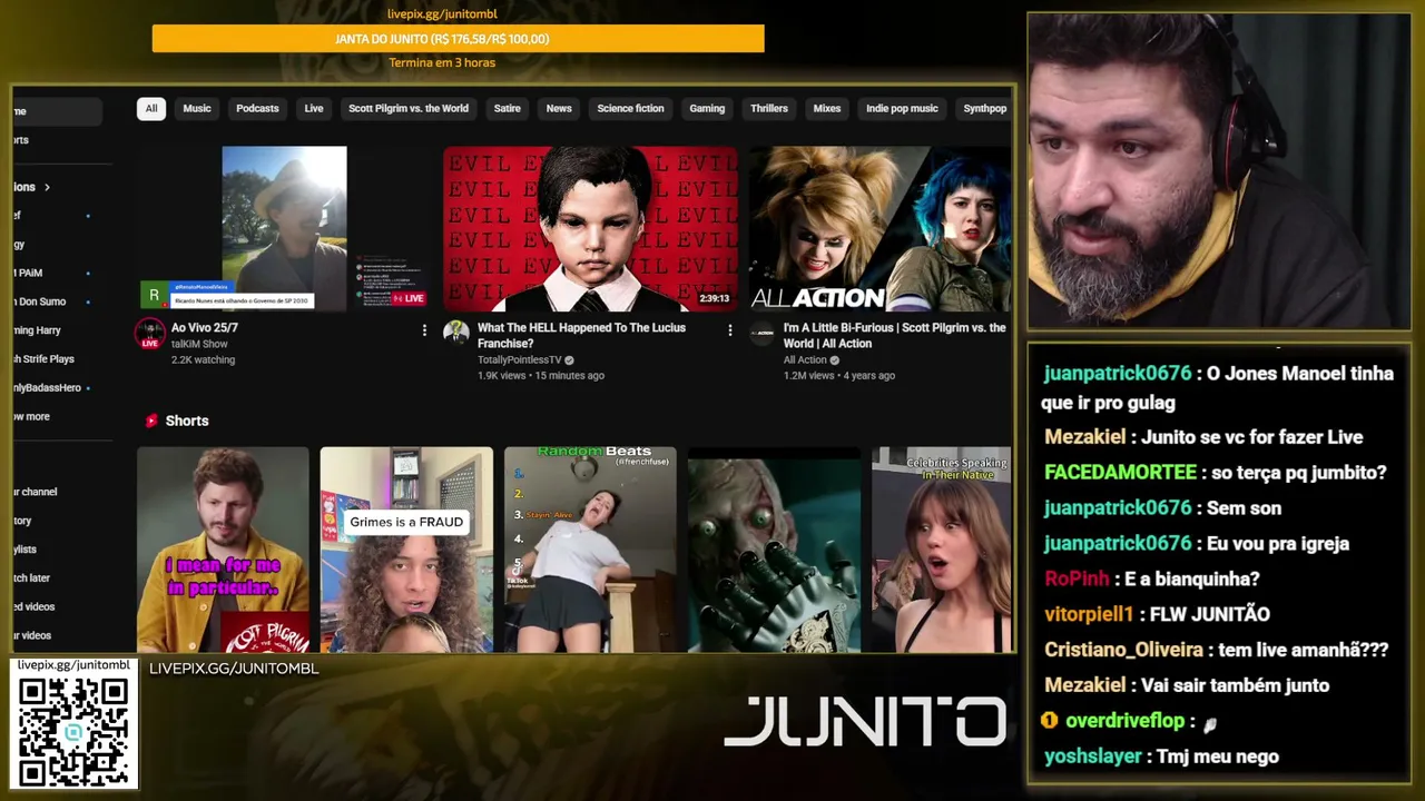 LIVE TECNOTENENTISTA DIÁRIA | !pix !discord