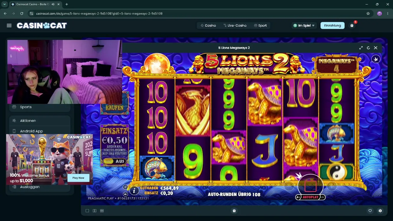 My first deal with CasinoCat 1/3 ♥️