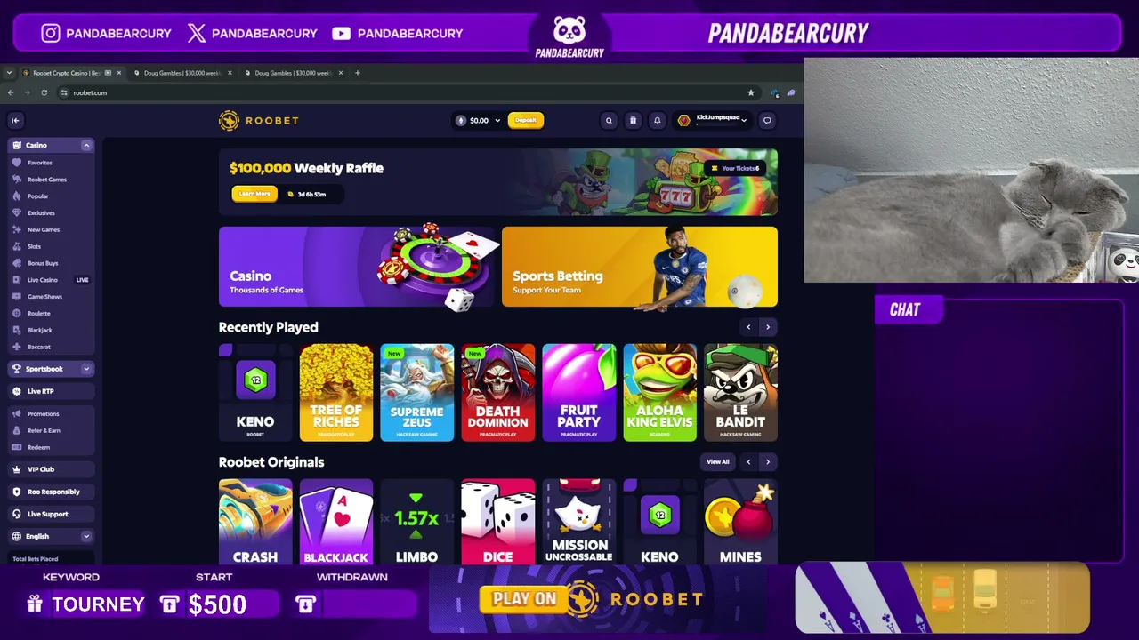 $500 START - JOIN UP - MUST CASHOUT! | $25,000 WEEKLY LEADERBOARD| BEST REWARDS IN THE SCENE | USE CODE DOUG ON ROOBET | !roobet