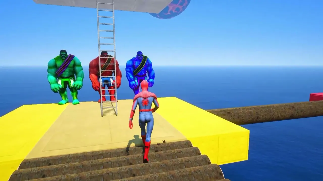 GTA V Spiderman Waterpark (Giveaway After 1000 Followers and 10 Subs)