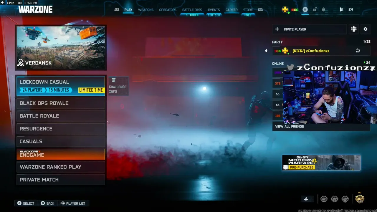 #1 EMPLOYED WZ PLAYER POV || WARZONE WENZDY || @zConfuzionzz