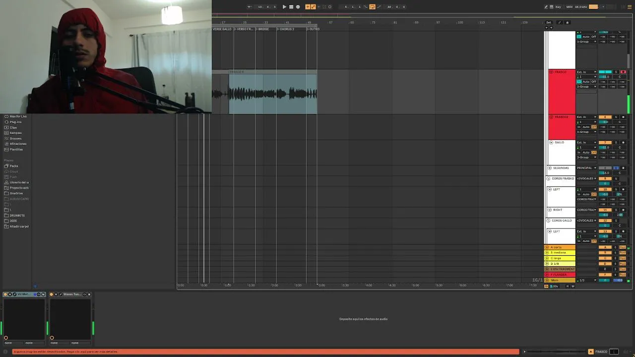 BEATMAKING HECHO A MANO !!!! FOLLOW @gallothomas_ @prodgallito <3 MARTES produciendo todo el día