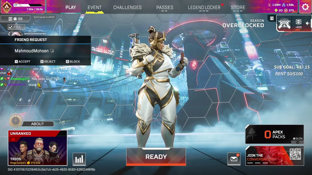 SATURDAY APEX GRIND | late tournament |