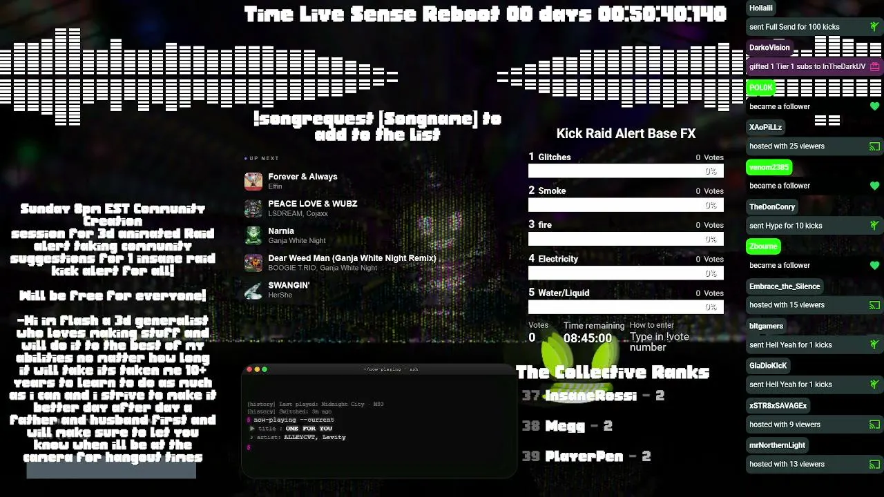 Creating KickThemed Raid Alert taking chat suggestions.
