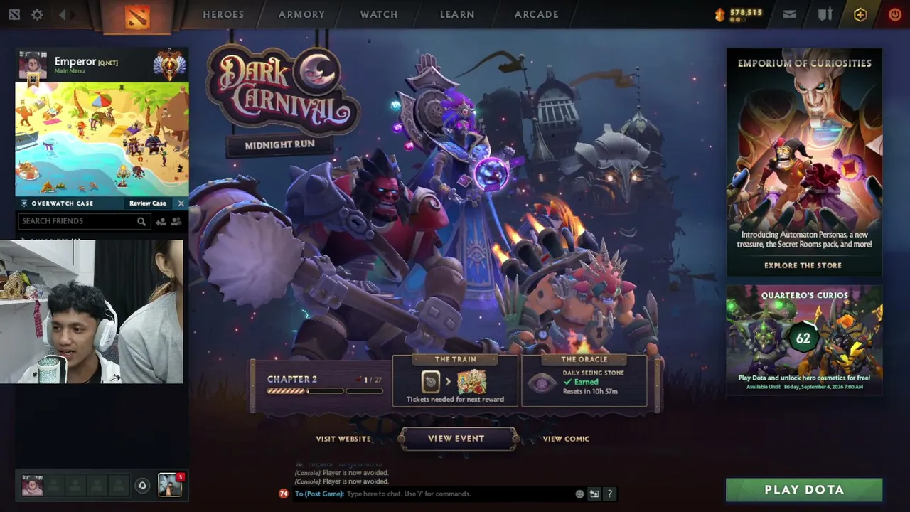 LIVE! Dota chill games. Promise chill lang
