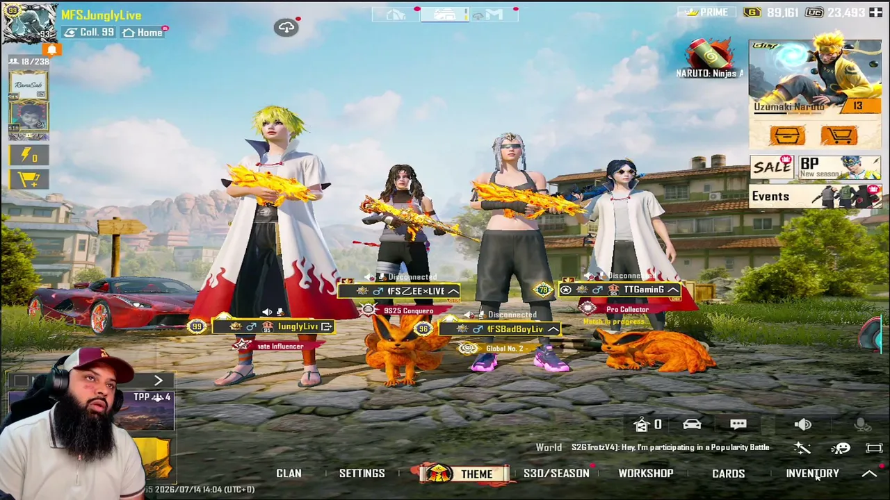 LIVE 🔥 Ninja Rasengan vs Chidori Which Jutsu Is Better? 🦊 PUBG Mobile 4.5 Update