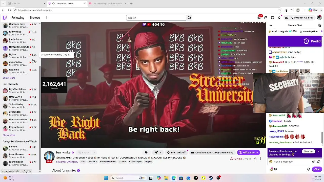 My first livestream