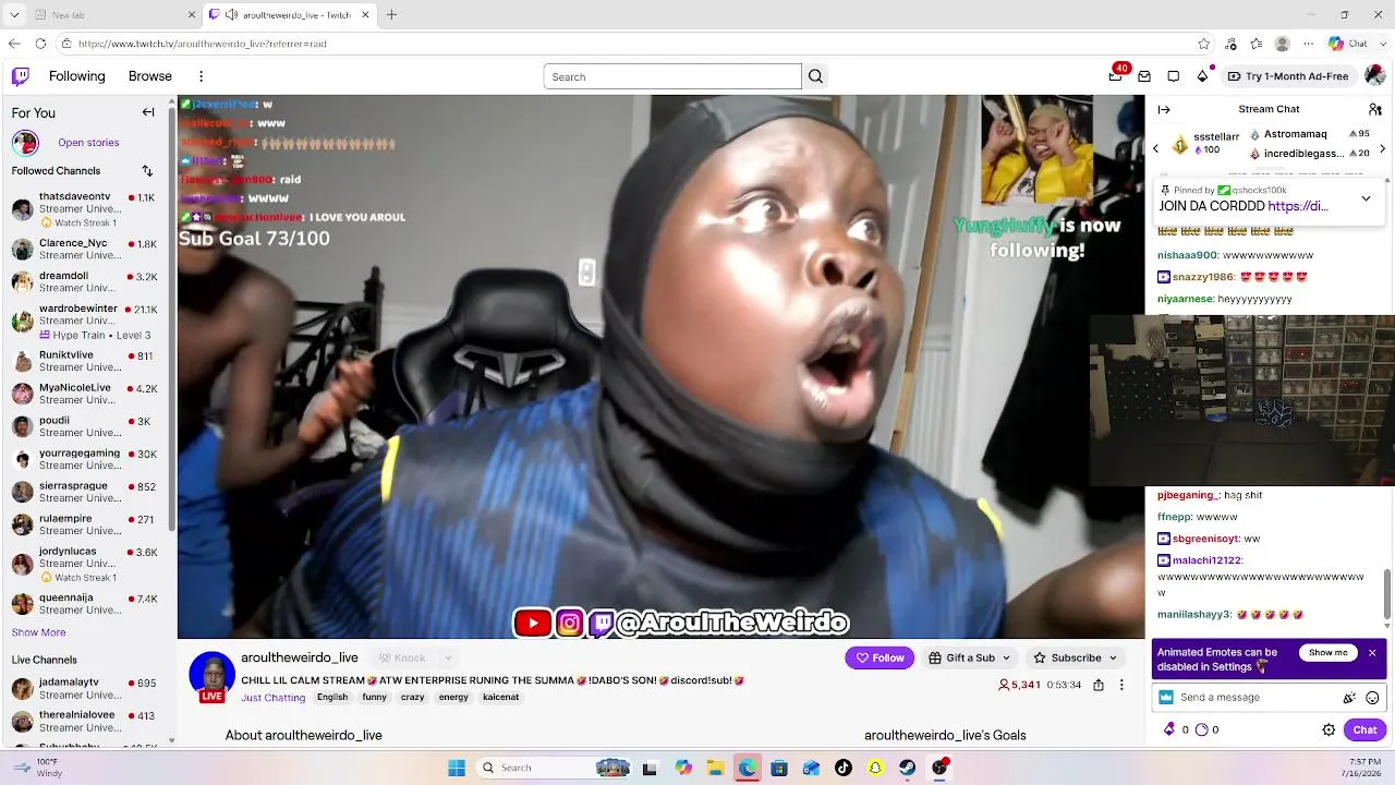 My first livestream