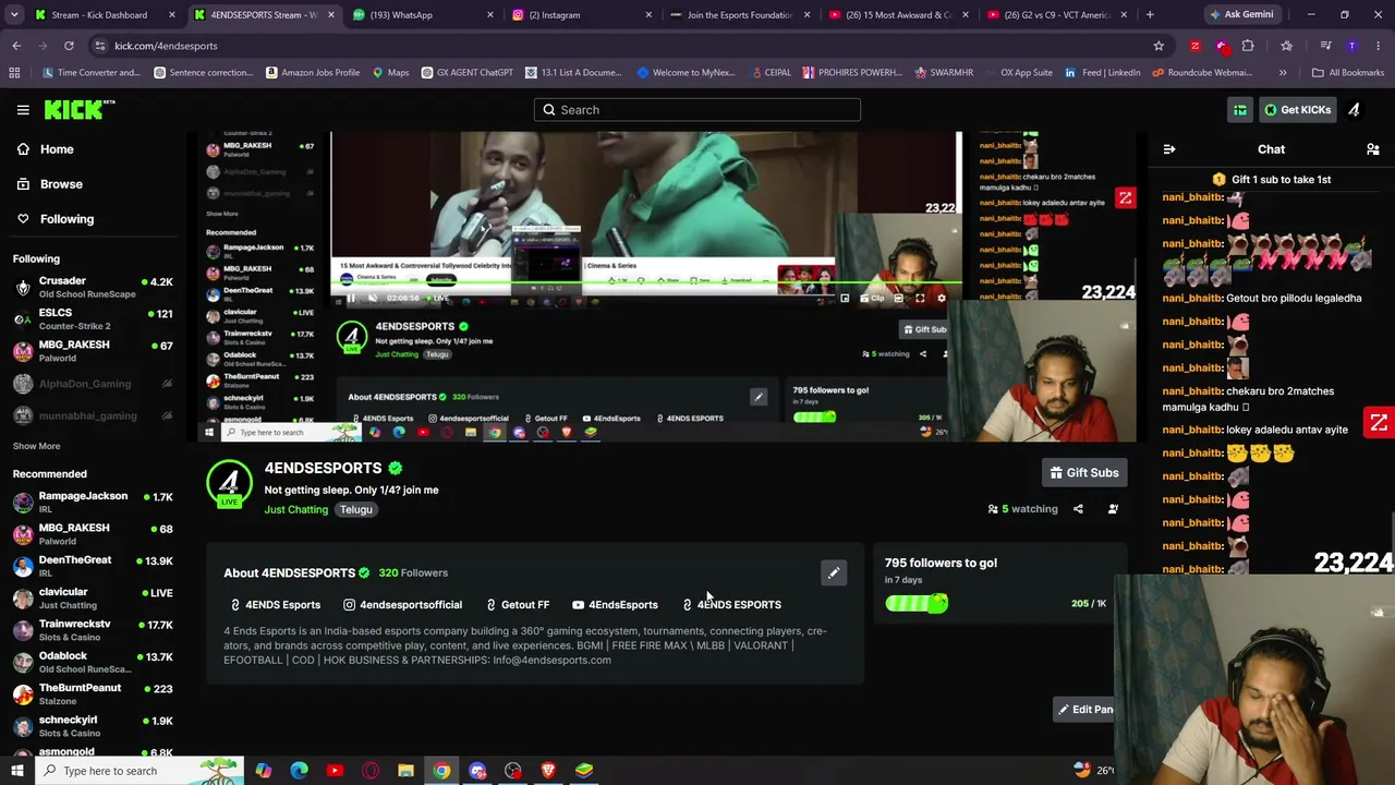 Not getting sleep. Only 1/4? join me