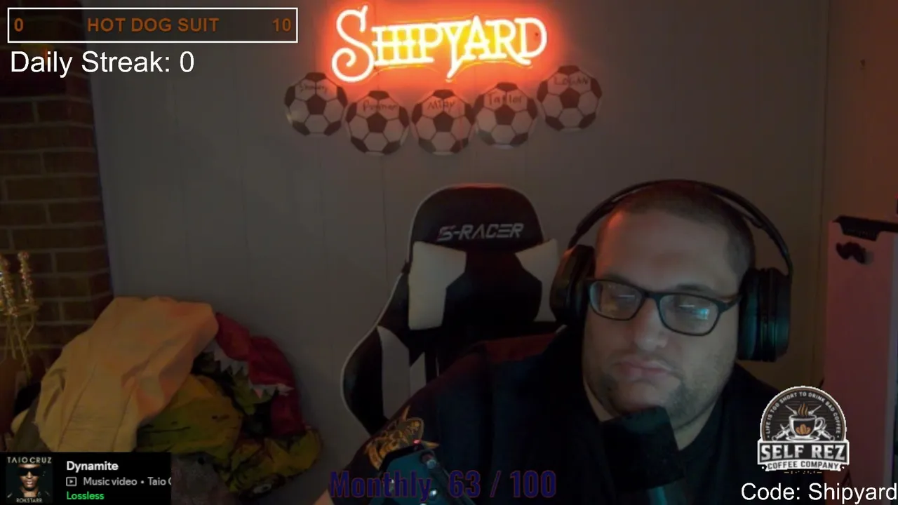 New shirt who dis! Happy Thursday! Every 3 subs is a tortilla slap!