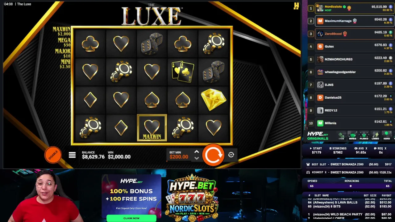 SEX...Y BONUS HUNT /  $2,000 LEADERBOARD / TON OF GIVEAWAYS / #HYPEBET #NORDICSLOTS