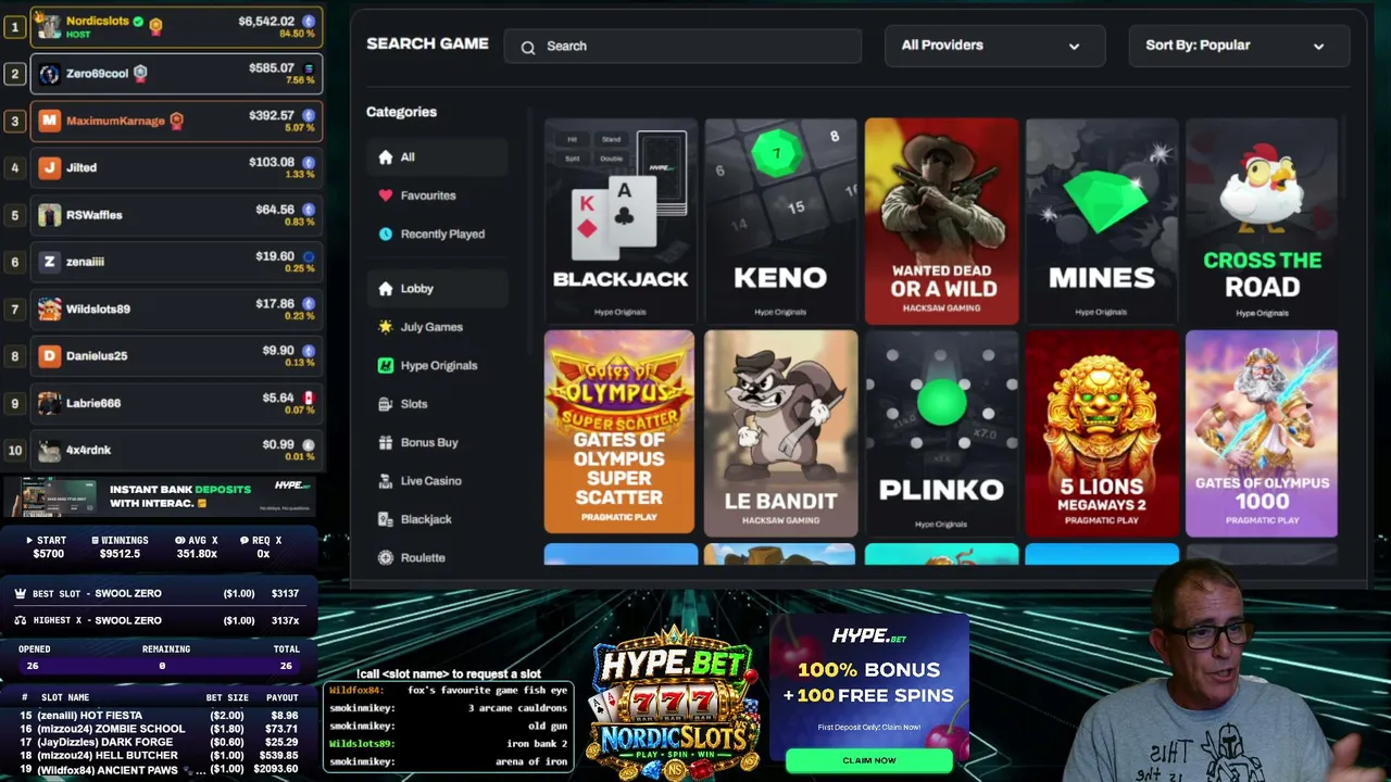 SEX...Y BONUS HUNT /  $2,000 LEADERBOARD / TON OF GIVEAWAYS / #HYPEBET #NORDICSLOTS