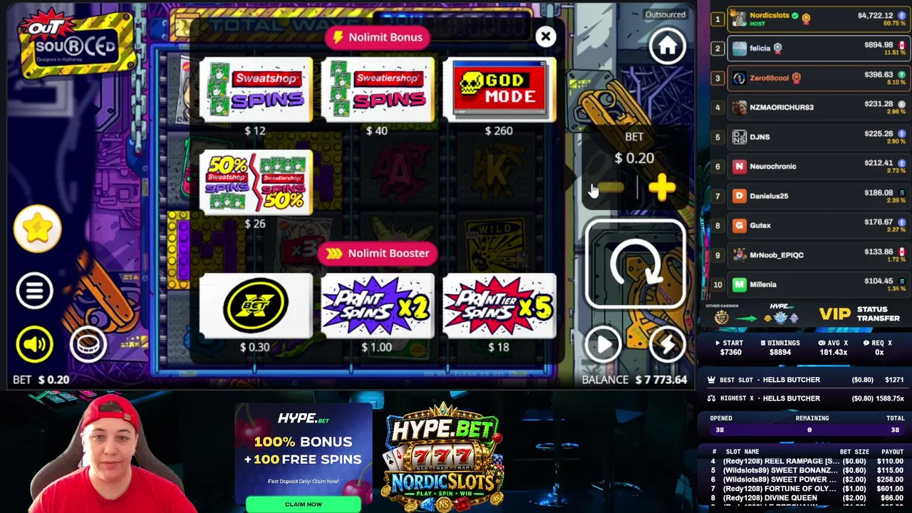 SEX...Y BONUS HUNT /  $2,000 LEADERBOARD / TON OF GIVEAWAYS / #HYPEBET #NORDICSLOTS