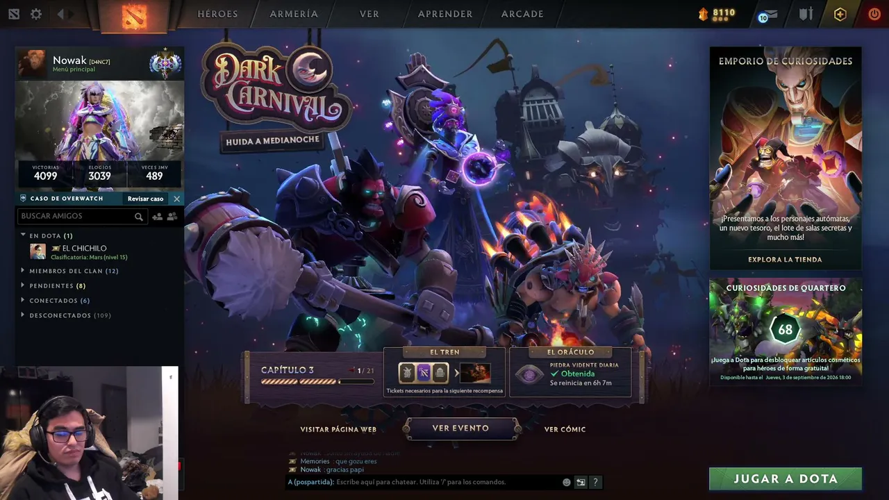 Chambeando en Dota
