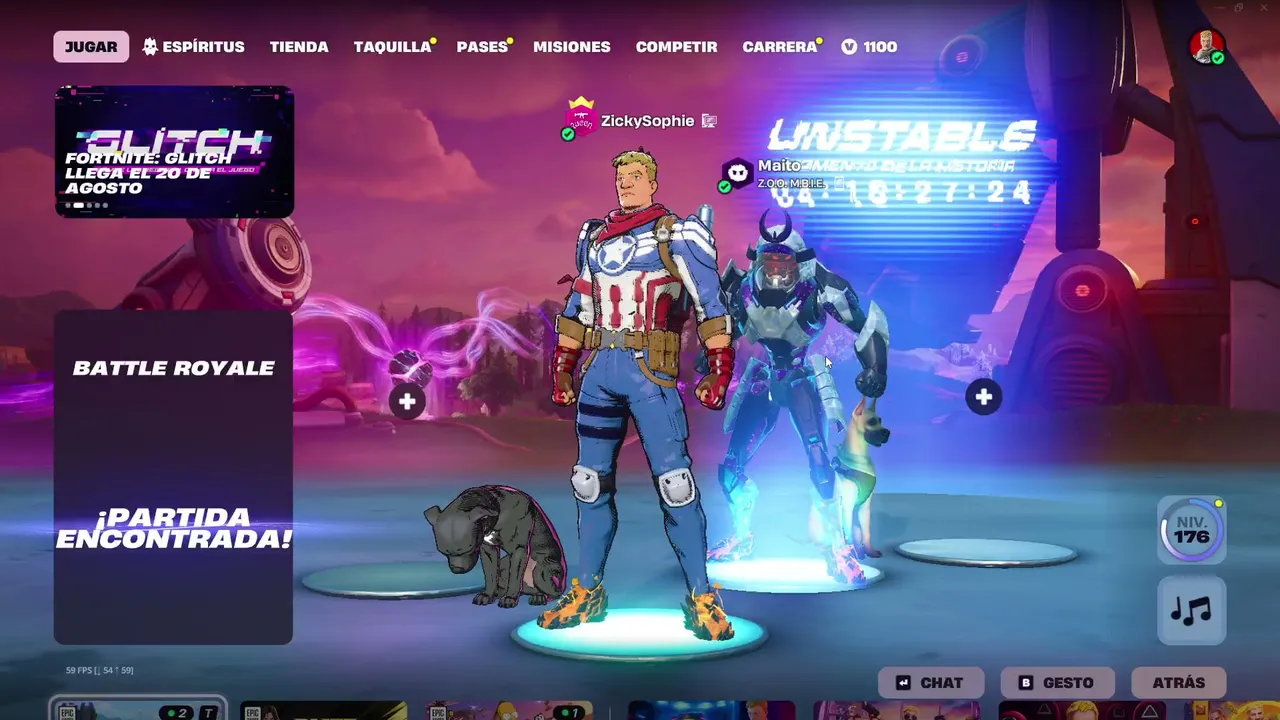 let's play Fortnite! I want chase the whole sprites!