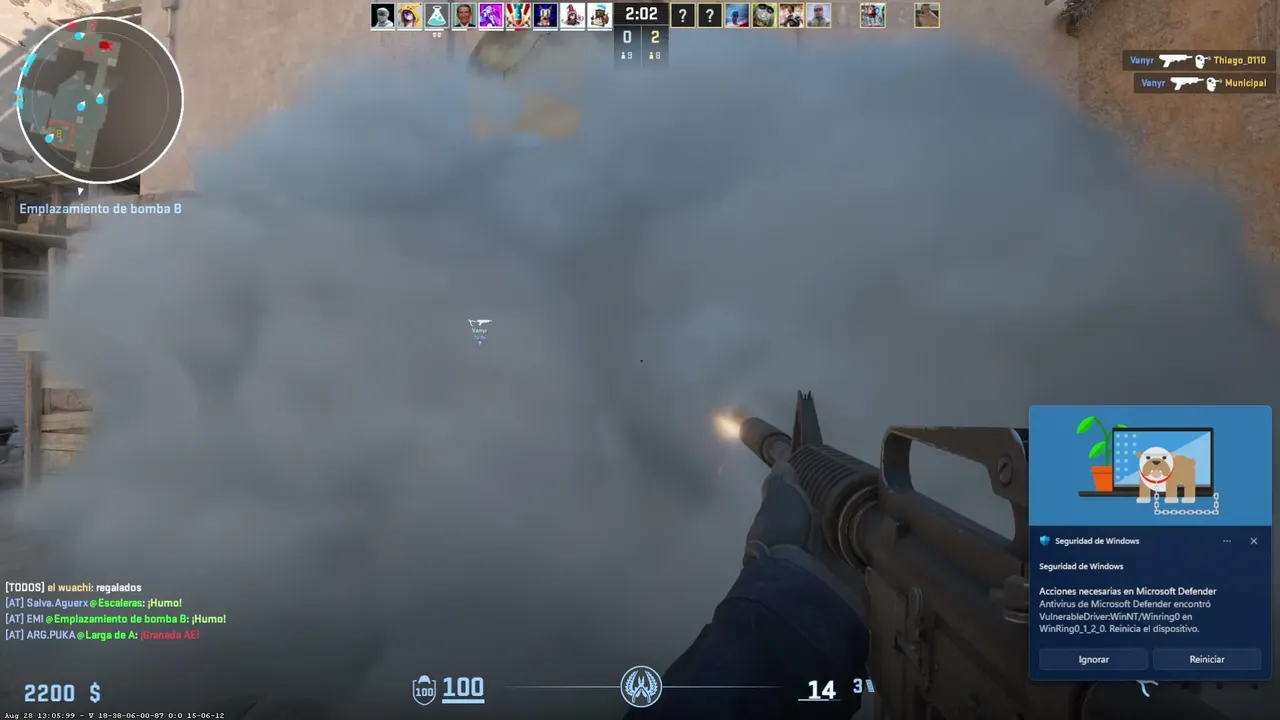 pruebas desde la pc
