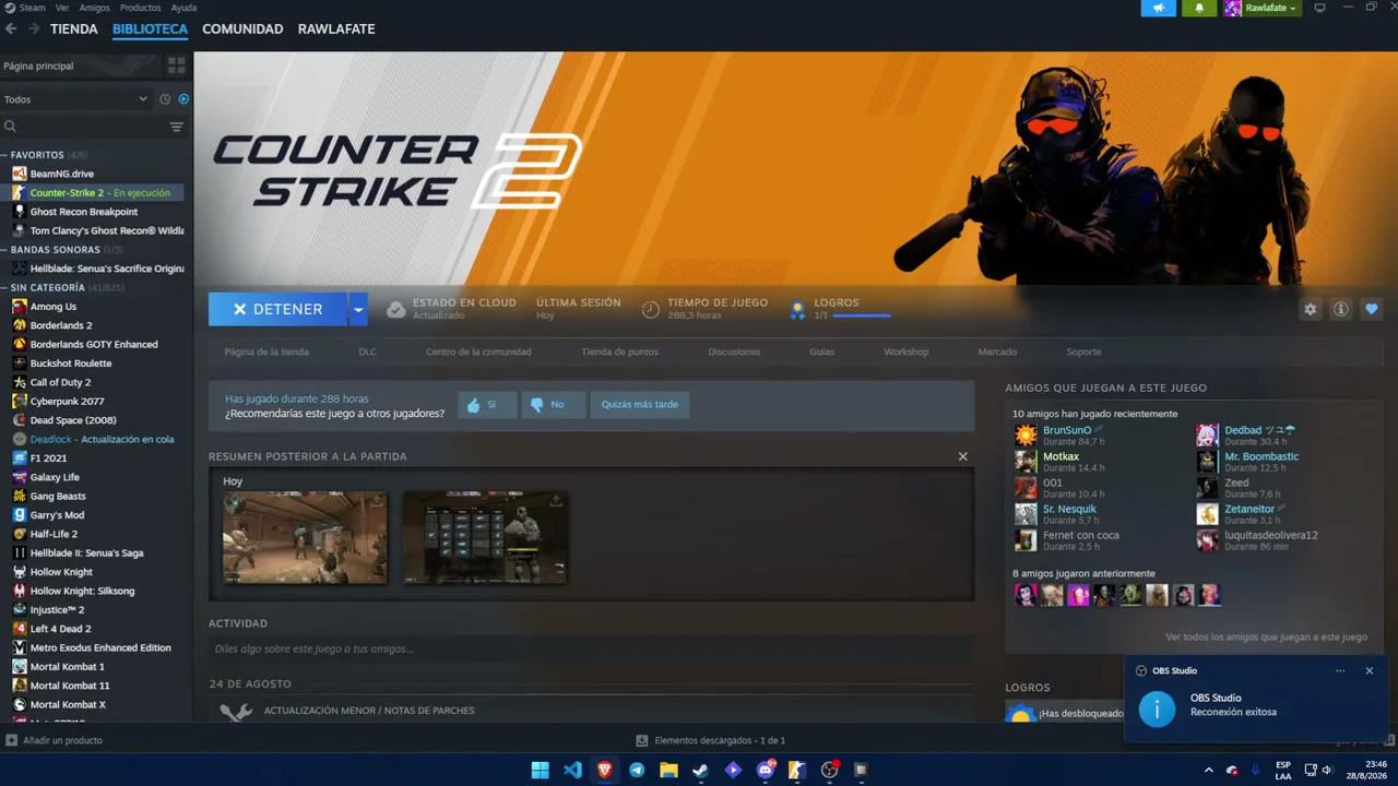 pruebas desde la pc