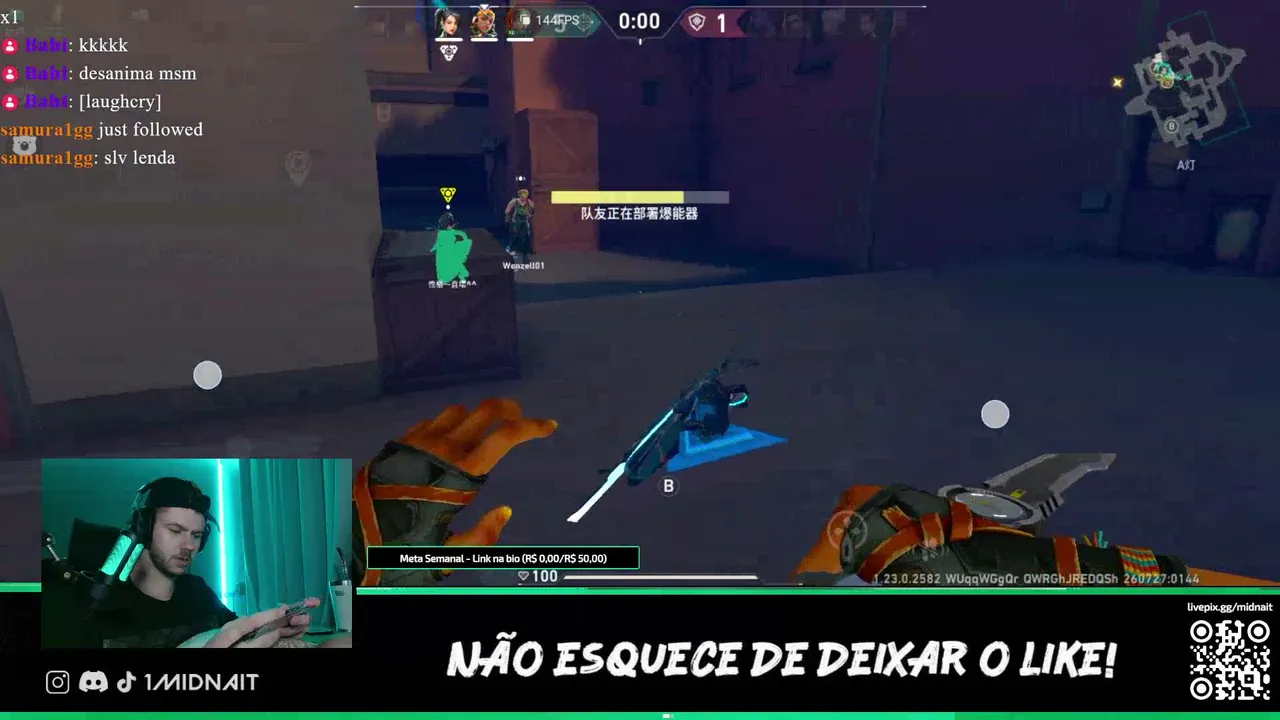 JOGANDO VALORANT MOBILE 144FPS #valorant #valorantmobile