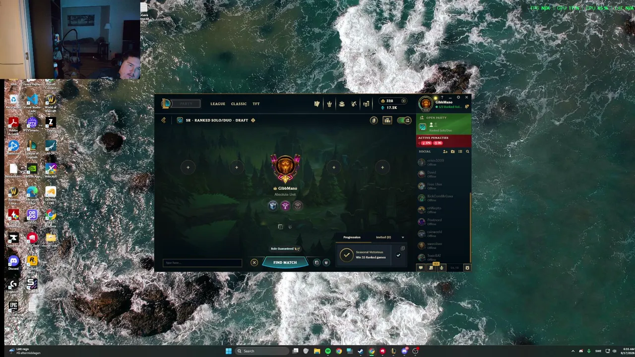 My first stream.