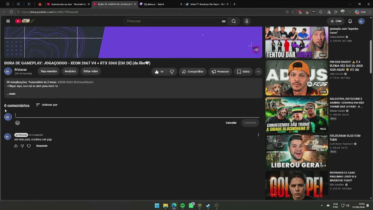 Sei lá, apenas jogando algo | #Ad | !PIX !Discord !Help