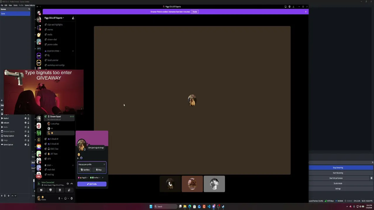 premier !Giveaway !Discord