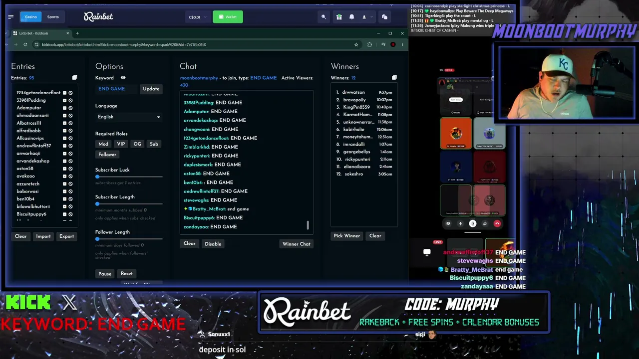 !rainbet | SPARK IT | $2,000 LEADERBOARD | KEYWORD GIVEAWAYS | !voices !discord !rainbet | 18+